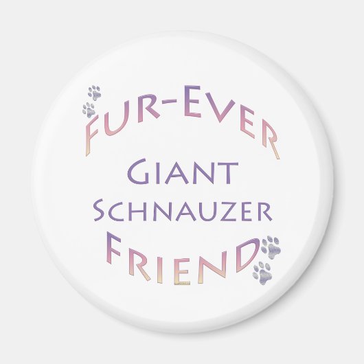 Giant Schnauzer Furever Magnet (Vorne)