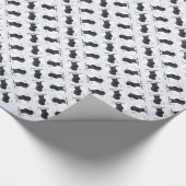 Giant Schnauzer Geschichtsdesign Geschenkpapier (Ecke)