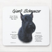 Giant Schnauzer Geschichtsdesign Mousepad (Vorne)
