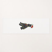 Giant Schnauzer Lover Xmas Santa Giant Schnauzer C Yogamatte (Vorderseite (Horizontal))