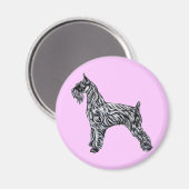 Giant Schnauzer Magnet (Vorderseite/Rückseite)