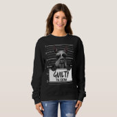 Giant Schnauzer Mugshot Guilty Dog Sweatshirt (Vorne ganz)