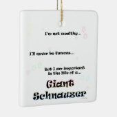 Giant Schnauzer Ornament (Rechts)