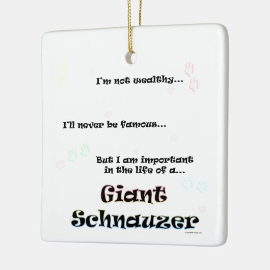 Giant Schnauzer Ornament (Links)