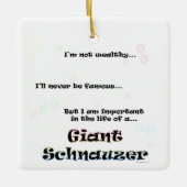 Giant Schnauzer Ornament (Vorderseite)