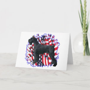 Giant Schnauzer Patriot Karte