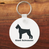 Giant Schnauzer Schlüsselanhänger (Vorderseite)