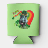 Giant Schnauzer St Patricks Day Dosenkühler (Vorderseite)