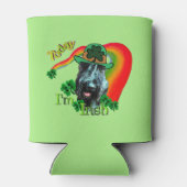 Giant Schnauzer St Patricks Day Dosenkühler (Rückseite)
