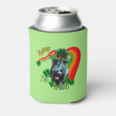 Giant Schnauzer St Patricks Day Dosenkühler (Kanne Rückseite)