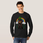 Giant Schnauzer St Patricks Day Leprechaun T-Shirt (Vorne ganz)