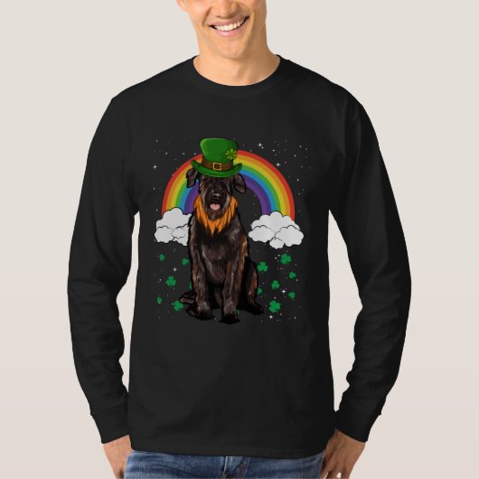 Giant Schnauzer St Patricks Day Leprechaun T-Shirt (Vorderseite)