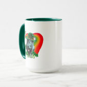 Giant Schnauzer St Patricks Day Tasse (Vorderseite Links)