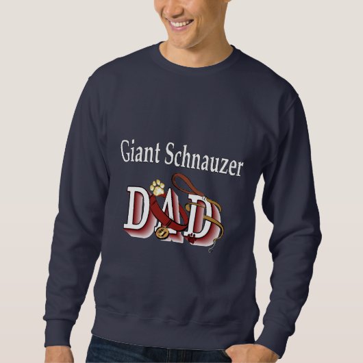 Giant Schnauzer Vater Geschenke Sweatshirt (Vorderseite)