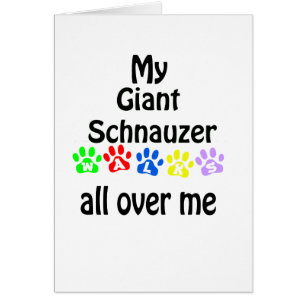 Giant Schnauzer Walks Design