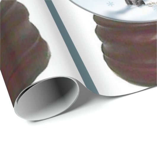 Giant Schnauzer Weihnachten Geschenkpapier (Rolleneckpunkt)