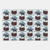 Giant Schnauzer Weihnachten Geschenkpapier Set (Vorderseite)