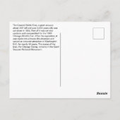 Giant Sequoia, der größte Baum aller Zeiten abgesc Postkarte (Rückseite)