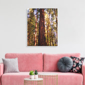 Giant Sequoia Redwood Wrapped Canvas Print Leinwanddruck (Insitu (Wohnzimmer))