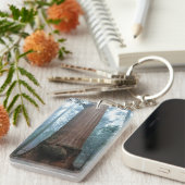 Giant Sequoia Tree in Grant Grove, CA Schlüsselanhänger (Vorderseite rechts)