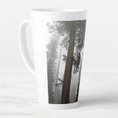 Giant Sequoia Trees in the Fog, CA Milchtasse (Linke Ecke)