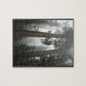 Giant Sequoia Trees in the Fog, CA Puzzle (Horizontal)