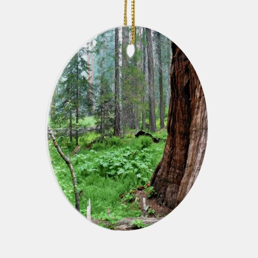 Giant Sequoias in Grant Grove, CA Keramik Ornament (Rechts)