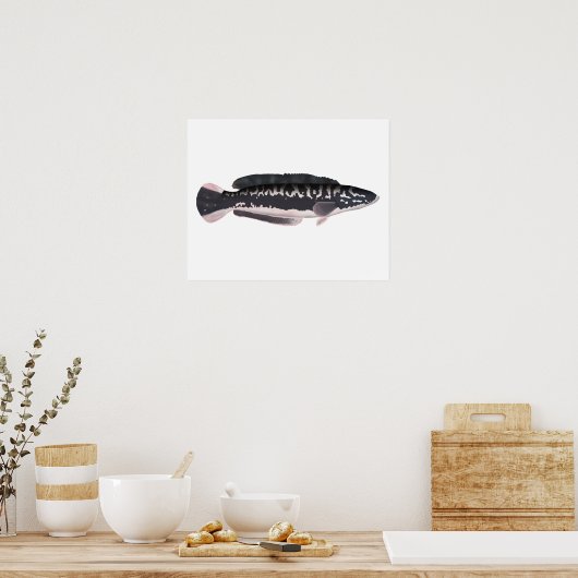 Giant Snakehead Poster (Küche)