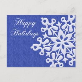 Giant Snowflake Weihnachtsfeiertag Postcar Feiertagspostkarte