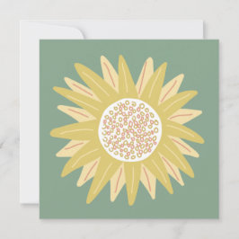 Giant Sunflower Einladung