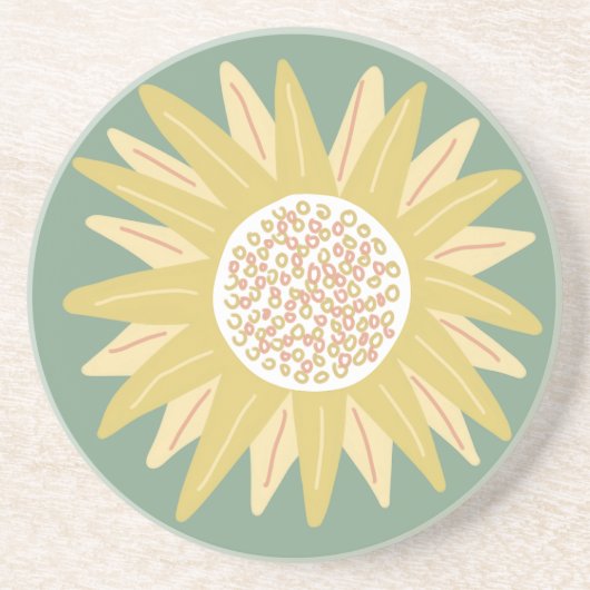 Giant Sunflower Getränkeuntersetzer (Vorne)