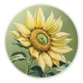 Giant Sunflower Keramikknauf (Vorderseite)