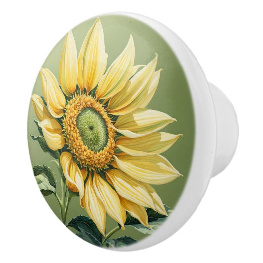 Giant Sunflower Keramikknauf (Rechts)