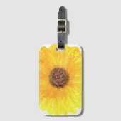 Giant Sunflower  Luggage Tag Gepäckanhänger (Vorderseite Vertikal)
