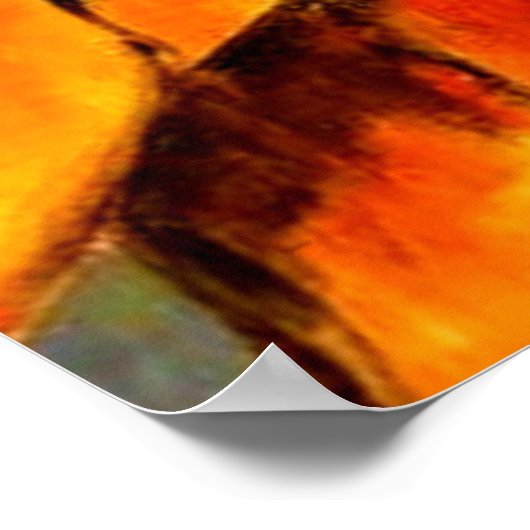 Giant Sunflower Poster (Ecke)