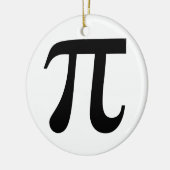 Giant-Symbol "Pi" Keramik Ornament (Links)