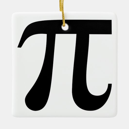 Giant-Symbol "Pi" Keramikornament (Vorderseite)