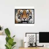 Giant Tiger Print Poster (Heimbüro)