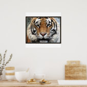 Giant Tiger Print Poster (Küche)