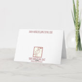 Giant Tintenfisch Note Card Karte (Rückseite)