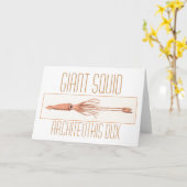 Giant Tintenfisch Note Card Karte (Gelbe Blume)