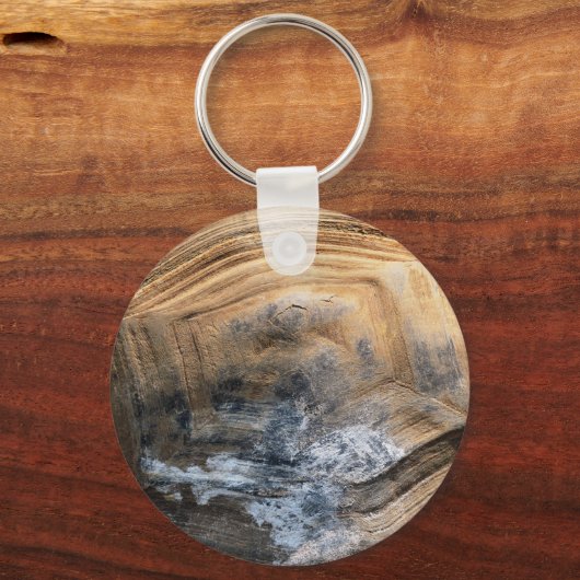 GIANT TORTOISE MUSCHEL SCHLÜSSELANHÄNGER (Vorderseite)