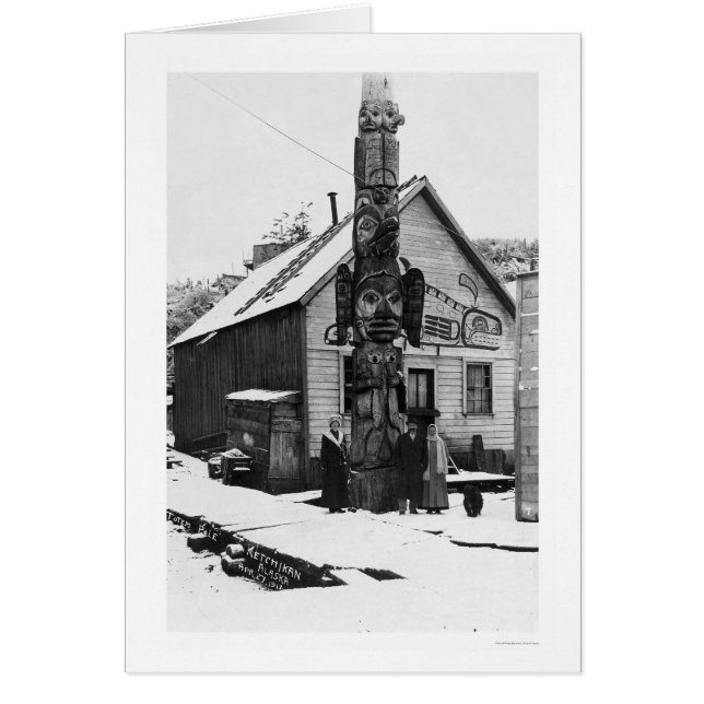 Giant Totem Ketchikan 1913 (Vorne)