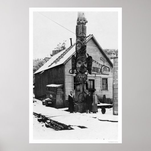 Giant Totem Ketchikan 1913 Poster (Vorne)
