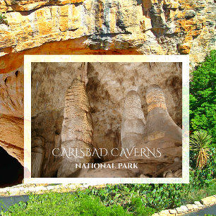Giant und Twin Domes, Carlsbad Caverns NP Postcard Postkarte