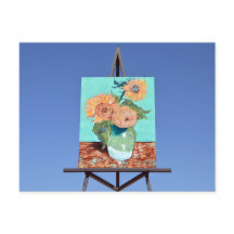 Giant Van Gogh's Sunflowers Artwork, Goodland, KS