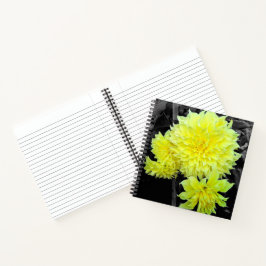 Giant Yellow Dahlias Notizblock