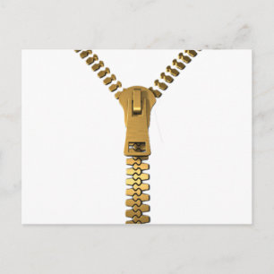 Giant Zipper Postkarte
