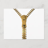 Giant Zipper Postkarte (Vorderseite)