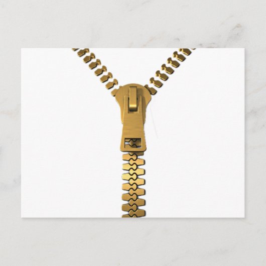 Giant Zipper Postkarte (Vorderseite)